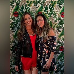 A&F red sweetheart dress